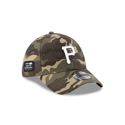 Pittsburgh Pirates Gorra | New Era MLB Armed Forces Weekend 39thirty Stretch Fit Cap Mexico - Verdes